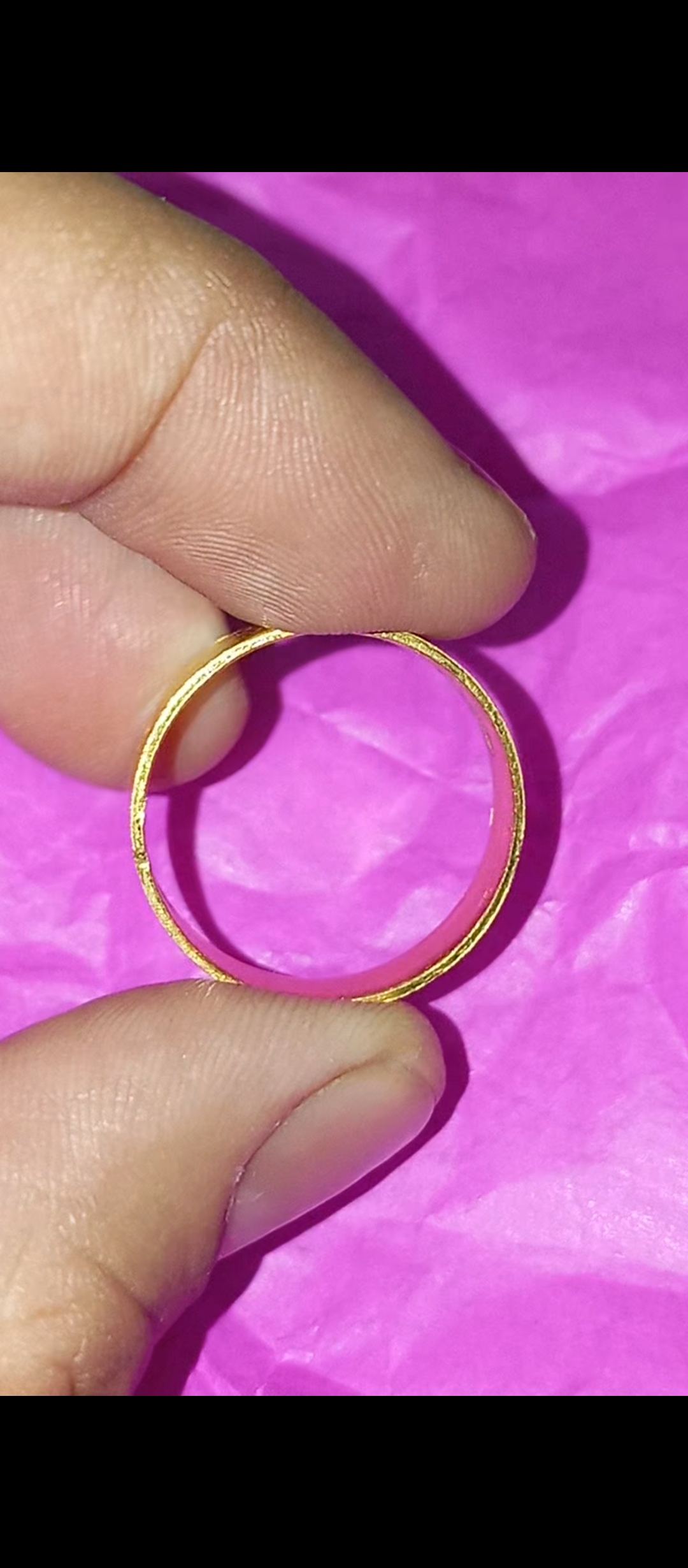6 gram pure gold chhalla ll 99.5 with BIS hallmark ll शुद्ध सोने का बेजोड़ छल्ला ll सूर्य, मंगल, गुरु के लिए ज्योतिष विज्ञान के उपाय हेतु लाभदायक - Image 8