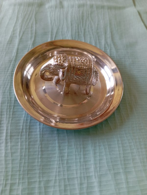 शुद्ध चांदी (99.50%)से बनी हुई प्लेट ll 20 gram - Image 4