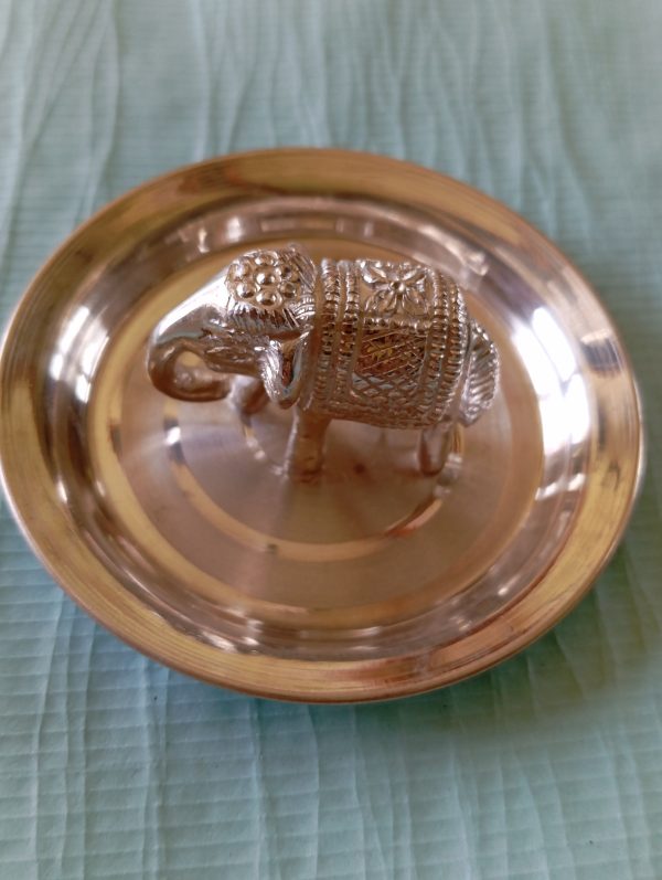 शुद्ध चांदी (99.50%)से बनी हुई प्लेट ll 20 gram - Image 2