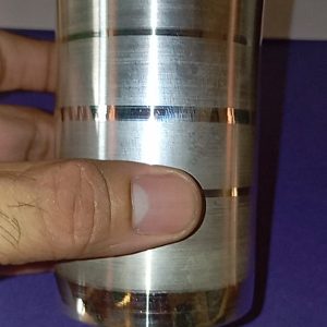 250 ग्राम शुद्ध चांदी का गिलास ll 99.50% Hallmark ll 500 ml पानी की मात्रा लगभग